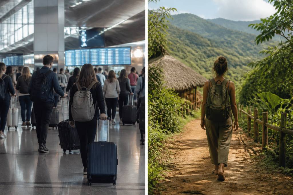7 différences entre un voyage écoresponsable et un voyage classique